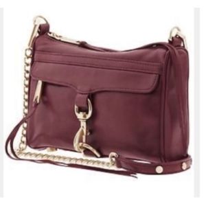 Rebecca Minkoff Mini M.A.C. Crossbody, Red/Burgund